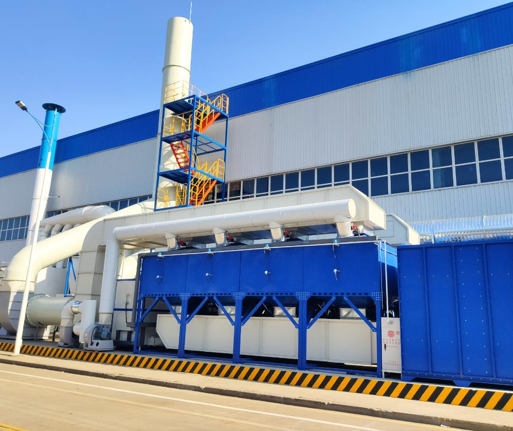 特變電工沈陽變壓器集團金屬結構車間六跨噴漆房廢氣項目